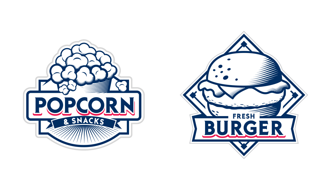 Popcorn and Burger